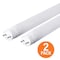 Feit Electric Feit Plug & Play T8 Cool White 47.5 in. Bi-Pin T8 LED Bulb 32 Watt Equivalence 2 pk T848/840LEDG2/2 - alternate 6